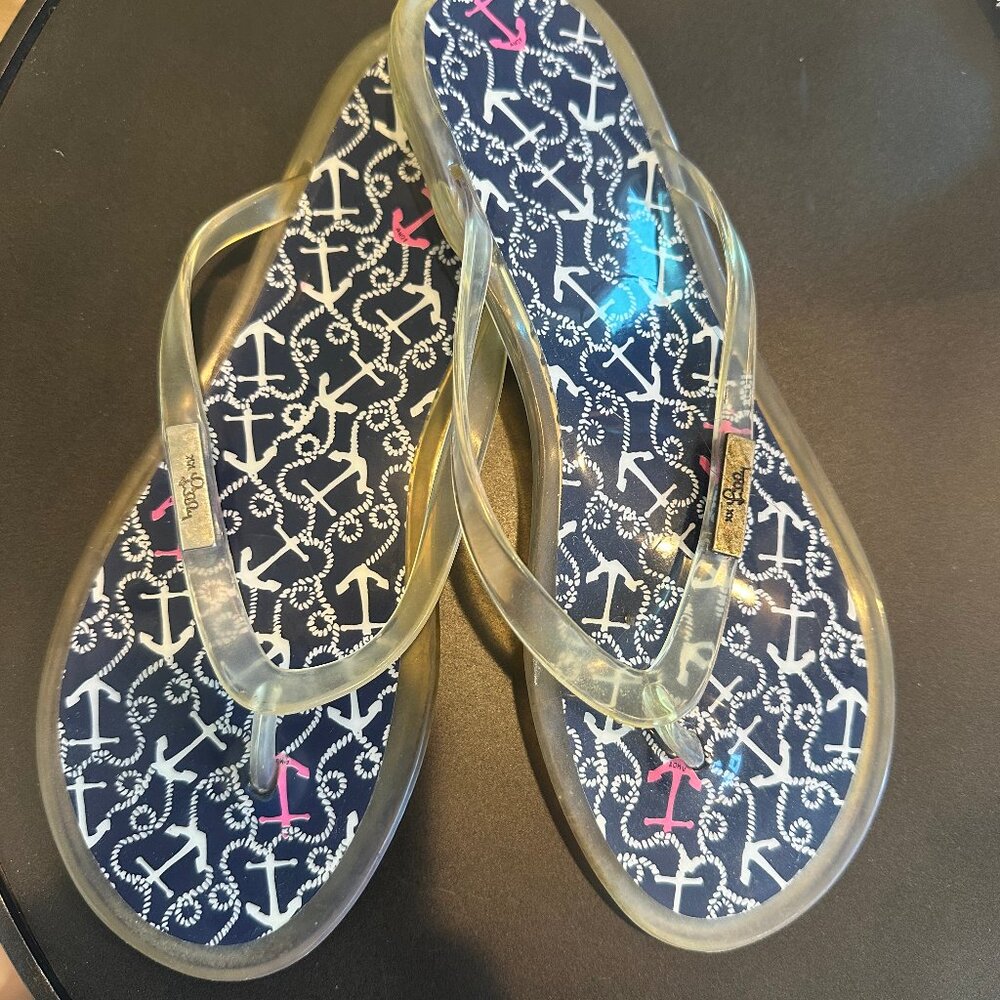 Lilly Pulitzer Jelly Sandals. Size 7